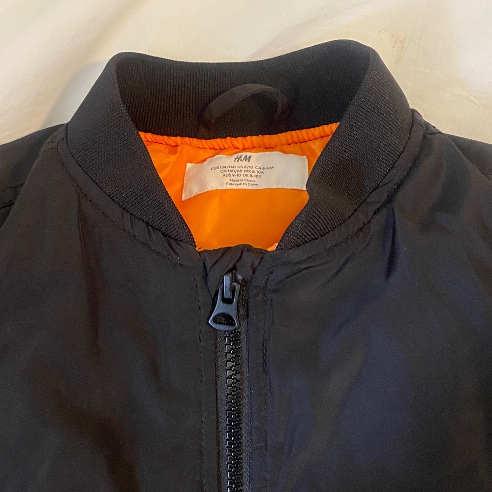 H&M Black Bomber Jacket